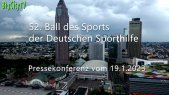 52. Ball des Sports der Deutschen Sporthilfe. Pressekonferenz vom 19.1.2023